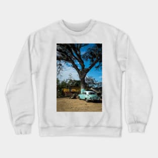 American car from the 50's, Cuba Crewneck Sweatshirt